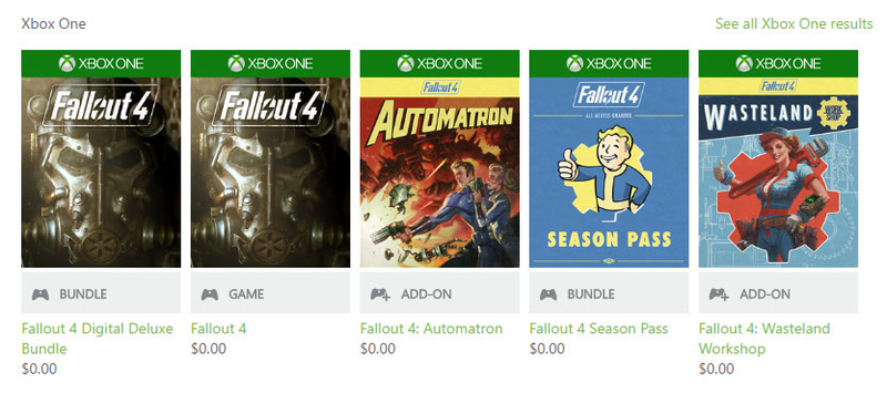 Illustration for article titled Fallout 4 Accidentally Goes Free On Xbox Store (Update)